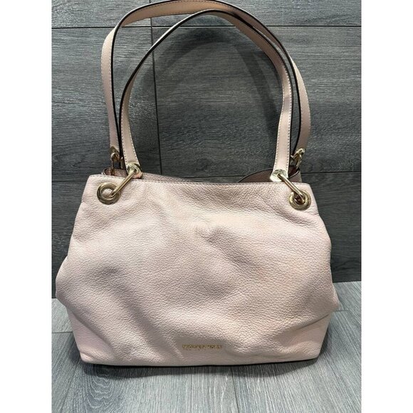MICHAEL Michael Kors Raven Large Shoulder Tote Soft Pink Bag - Picture 1 of 15